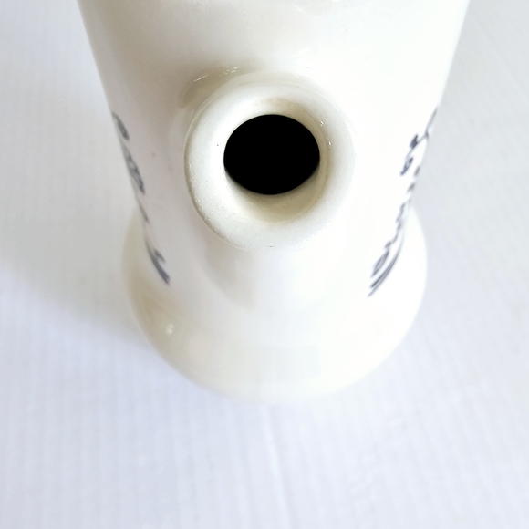 Vintage Homer Laughlin ironstone coffee pot Sheffield provincial blue off white - Picture 8 of 13